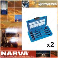 2 x Narva 7 pieces Deutsch and Weather Pack Terminal Removal Kit 56521