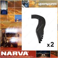 2 x Narva 10 Meters Corrugated Split Sleeve Tubing - Internal Diameter 7mm 56707