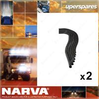 2 x Narva Corrugated Split Sleeve Tubing - 10mm x 10 Meters 56710