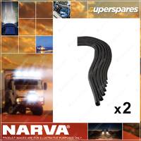 2 x Narva Corrugated Split Sleeve Tubing - 16mm x 10 Meters 56716