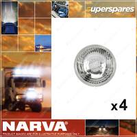 4 x Narva Halogen Headlamp - H4 5 3/4" 146mm Lamp Suits 72050 and 72048 72046