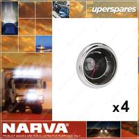 4 x Narva 7" 178mm Steel Headlamp Bucket Closed Back Part NO.of 72193