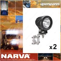 2 x Narva 9-36V L.E.D Load Light with Mirror Mounting Kit - Spot Beam 72700