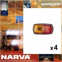 4 x Narva Lens to suit Side Marker Lamp Red Amber 85760 85770 Part NO.of 85765