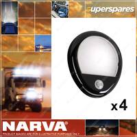 4 x Narva 10-30 Volt Interior Lamp Dimming with Switch 6000K 87484