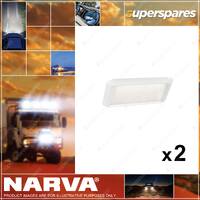 2 x Narva 12V L.E.D Interior Light Panel Without Switch 270mm x 160mm 87569