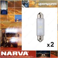 Narva 12 Volt 41mm Festoon L.E.D Globe 6000K 18214BL 2 x Blister Pack of 1