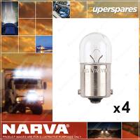 Narva Interior Park Globe 12V 5W 47207BL for Volvo 47207BL 2 x Blister Pack of 2