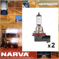 Narva H11 12V 55W Everlife Halogen Headlight Globe 48079BL 2 x Blister Pack of 1