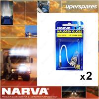 Narva H3 Halogen Globe 12V 100W Pk22S for Nissan 48351BL 2 x Blister Pack of 1