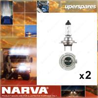 Narva 12 Volt 80W Px26D Halogen Headlight Globes 48358BL 2 x Blister Pack of 1