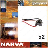 Narva Sealed Beam H4 Connector - Size 24 x 27mm 49894BL 2 x Blister Pack of 1