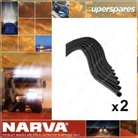 2 x Narva Corrugated Split Sleeve Tubing - 10mm 3M Length 56710-3