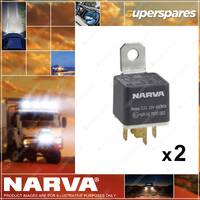 Narva 12 Volt Change Over Relay 5 Pin 40 / 30 Amp 68048BL 2 x Blister Pack of 1