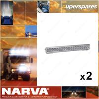 2 x Narva 9-32V 22" Navigata LED Marine Double Row Light Bar 18000 Lumens 72282W