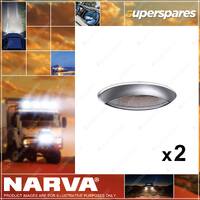 2 x Narva 9-33 Volt Led Awning Lamp Satin Housing Part NO.of 87780S