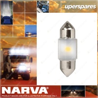 Narva 12 / 24V 8.5 x 31mm Festoon LED Globe interior LED globe 6000K Cool White