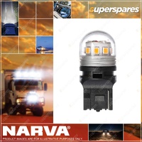 Narva 12V T20 W21 / 5W Wdge LED globes Stop / Tail Lighting - Blister pack of 2