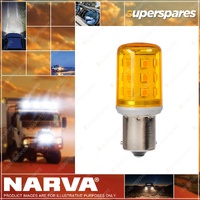 Narva 12 / 24V BAU15S Indicator LED Globes W canbus - Blister pack of 2