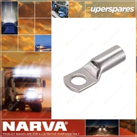 Narva Straight Barrel Cable Lugs 50mm 2 10mm stud - Blister Pack of 2