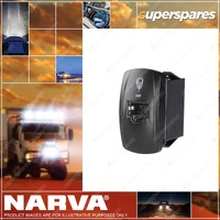 Narva Brand Universal UHF Passthrough Fascia Switch Laser Etched LED Rocker