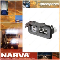 Narva Brand 50 Amp Connector/Dual USB Twin HDRV Socket Flush Mount