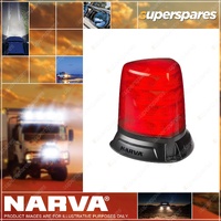 Narva 10 - 33V "Aerotech" Heavy Duty Tall Red LED Strobe (Flange)