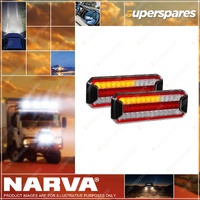 Narva Pair 9-33V LED Rear Stop/Tail Derection Indicator Amber Lamp w/0.5M CABLE