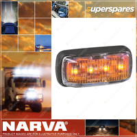 Narva LED Front End Outline Marker Side Indicator Amber Black Base 0.5M Cable