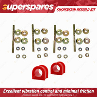 Front Sway Bar Link + 24mm Sway Mount Bushes kit for FORD FALCON EA EB ED