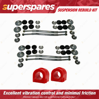 Front Sway Bar Link + 24mm Sway Mount Bushes kit for HOLDEN COMMODORE VT VX VU