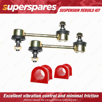 Front Sway Bar Link + 19mm Sway Mount Bushes kit for MITSUBISHI GALANT HG HH HJ