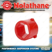 Nolathane Front Steering rack pinion shaft guide bushing for Fiat 128 3P