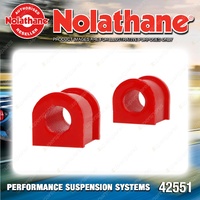 Nolathane Rear Sway bar mount bush 18mm for Holden Adventra VY VZ Monaro V2 VZ