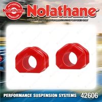 Nolathane Front Sway bar mount bush 23mm for Ford Fairlane Falcon LTD AU BA BF