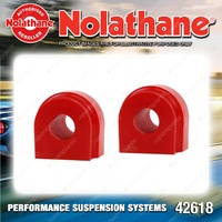 Nolathane Rear Sway bar mount bushing 18mm for Seat Altea MK1 (TYP 5P)