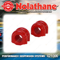 Nolathane Front Sway Bar Mount Bushing Kit 27mm for Kia Sorento XM UM 2009-On