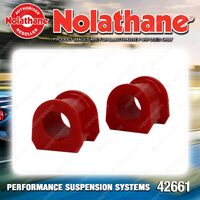 Nolathane Front Sway Bar Mount Bushing 19mm for Land Rover Discovery 2 L318