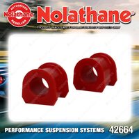 Nolathane Front Sway Bar Mount Bushing 21mm for Land Rover Freelander LN L314