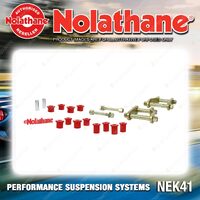 Nolathane Rear Spring Greasable Shackle and Bushing Kit for Nissan Navara D40