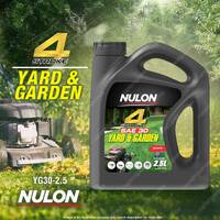 Nulon 4 Stroke SAE 30 Yard Garden Lawnmower Oil YG30-2.5 Lawn Mower Fluid 2.5L