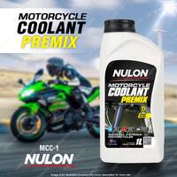 Nulon Motorcycle Coolant Premix 1 Liter MCC-1 Premixed Engine Coolant