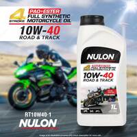 Nulon Full Synthetic Road & Track 10W-40 Motorcycle 4 Stroke Engine Oil 1L