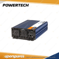 Powertech Pure Sine Wave Inverter 2000W 12VDC to 230VAC a USB port 2.1A