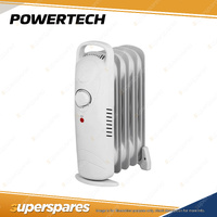 Powertech Mini 5-Fin Portable and compact Oil Heater 240V 500W Energy-efficient