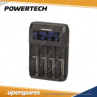 Powertech 4-Channel Universal Fast Charger with LCD Intelligent fast charging