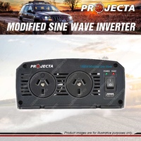 Projecta 1000W 24V Modified Sine Wave Inverter - Twin Power Sockets & USB Socket