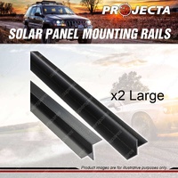 Projecta Solar Panel Mounting Rails - 2 x Small 800x40x32mm Aluminium Material