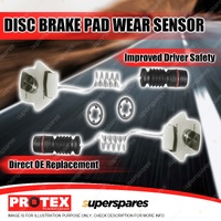 2x Front Protex Brake Pad Wear Sensors for Mercedes Benz ML270 ML320 ML430 W163