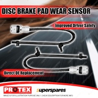 2x Rear Protex Brake Pad Wear Sensors for Porsche 911 996 997 Carrera 3.6 3.8L